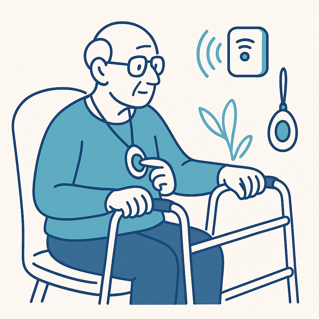 Έλεγχος & Φροντίδα Ηλικιωμένων (Smart Sensors – Panic Buttons)