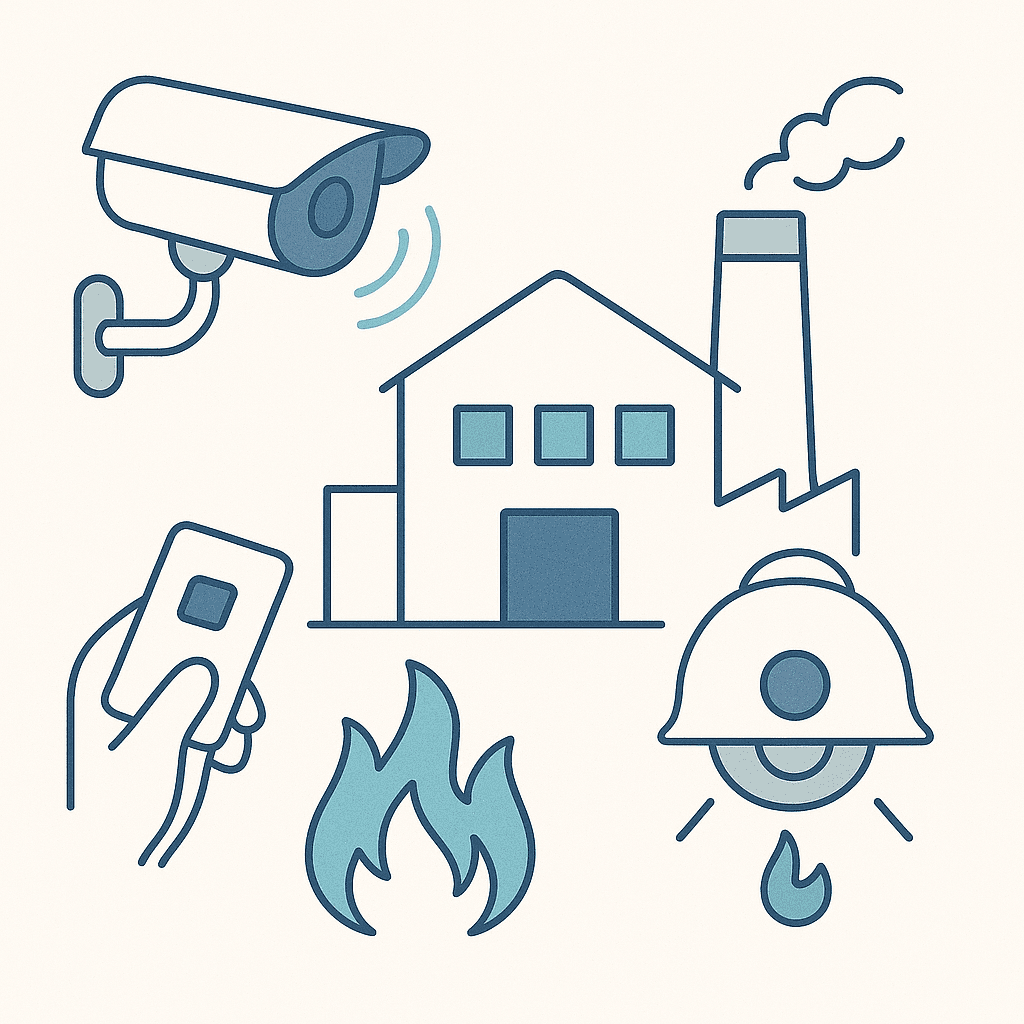 Βιομηχανικές Λύσεις CCTV – Access – Πυρανίχνευση