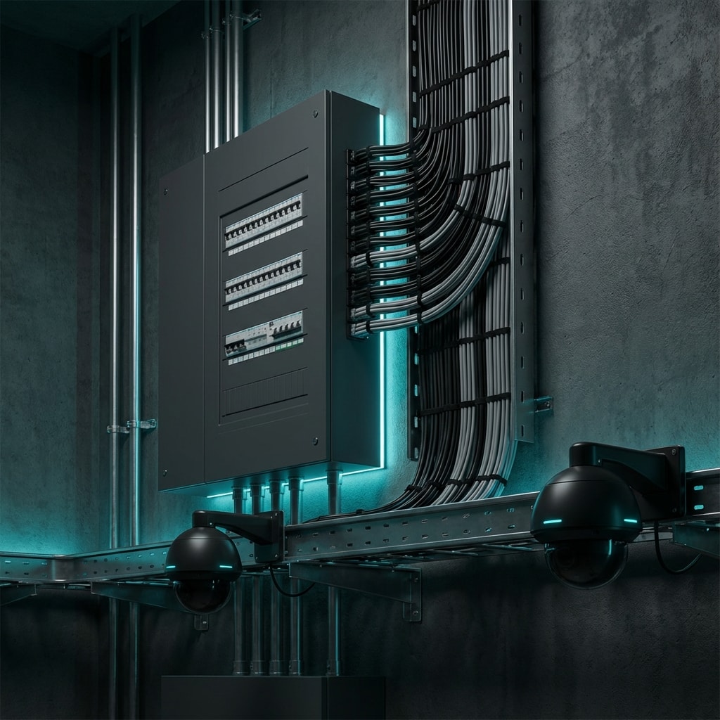 Professional electrical and security systems installation